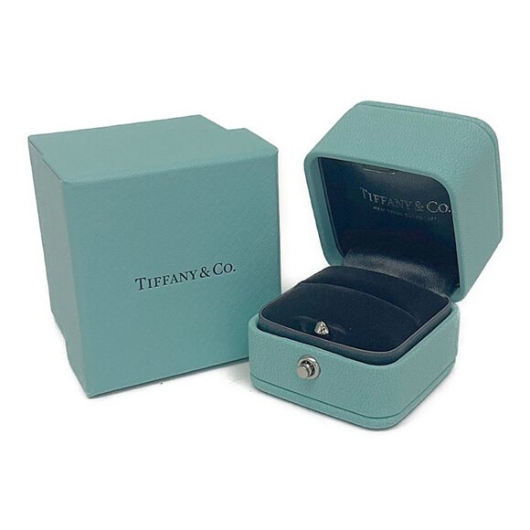 TIFFANY & CO. 18k Rose Gold Diamond Ring - Picture 11 of 11